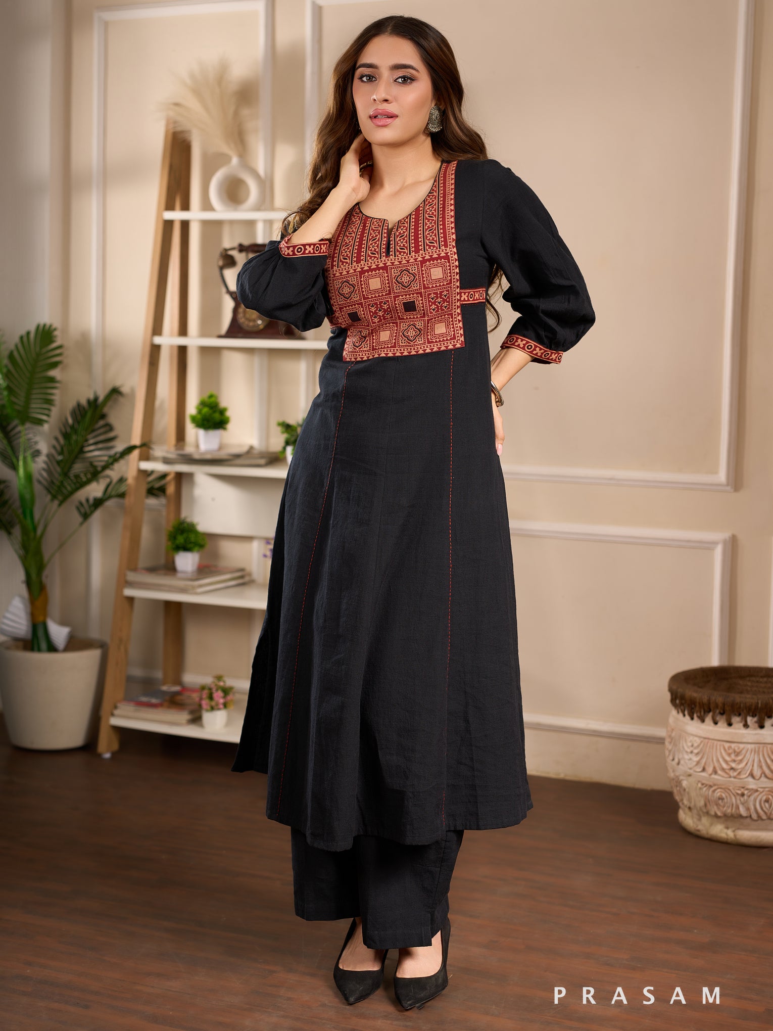 Adira Ember Cotton Kurta Set