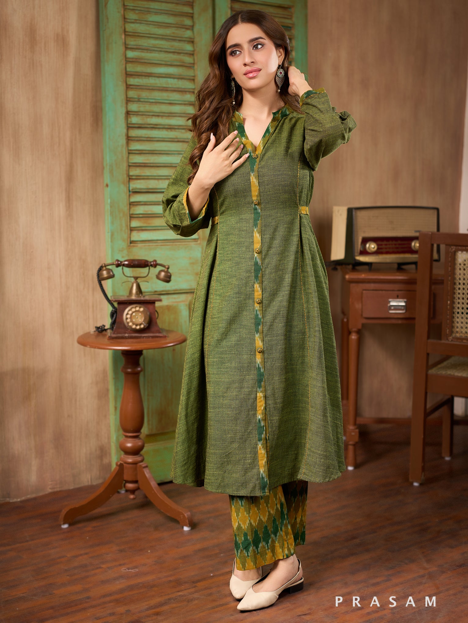 Sage & Sunshine Cotton Kurta Set