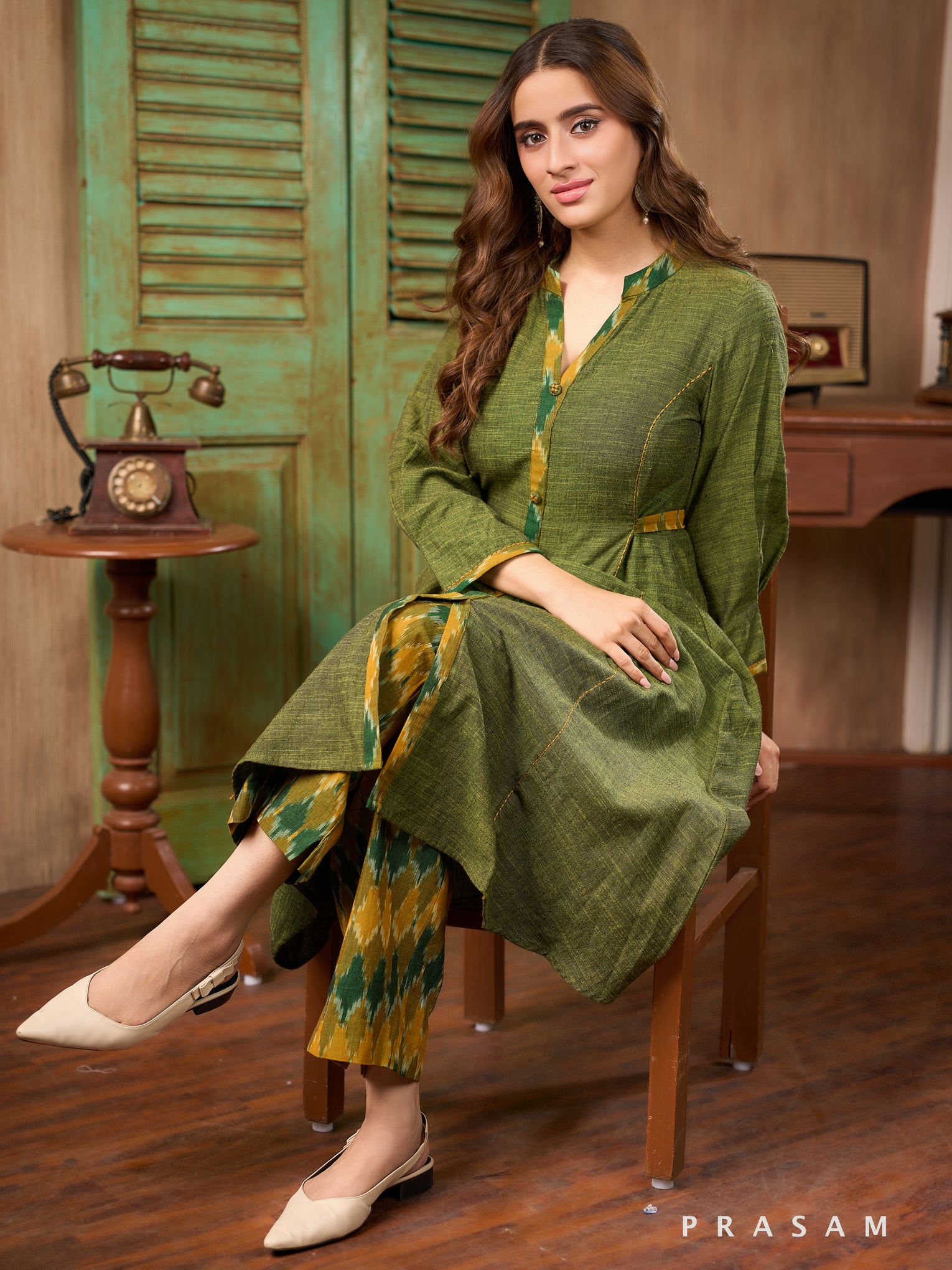 Sage & Sunshine Cotton Kurta Set