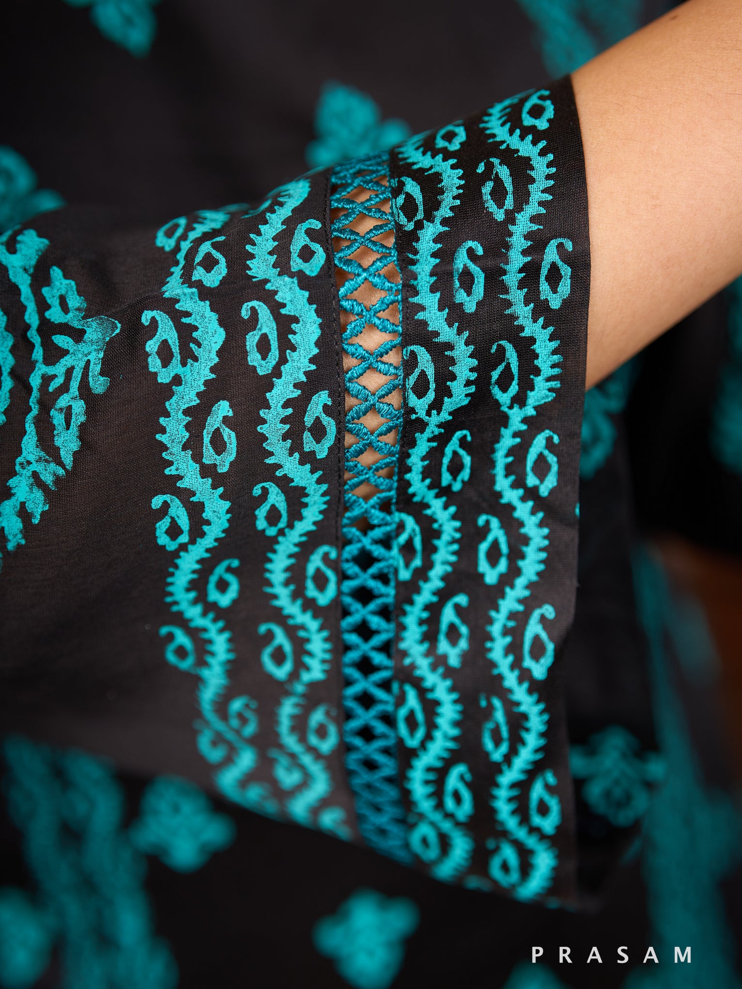 Neel Tara Chanderi Kurta Set