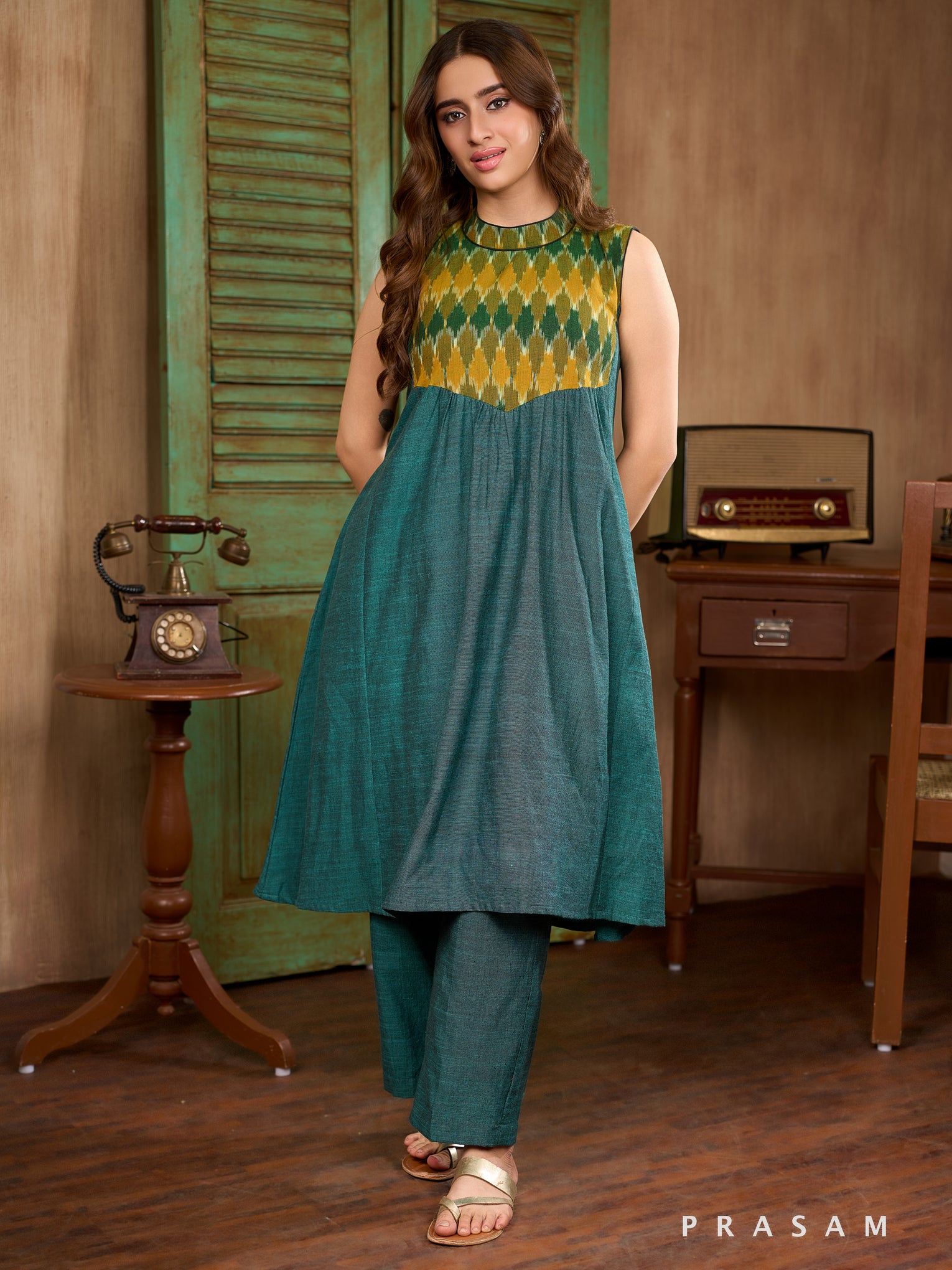 Savannah Sun Cotton Kurta Set