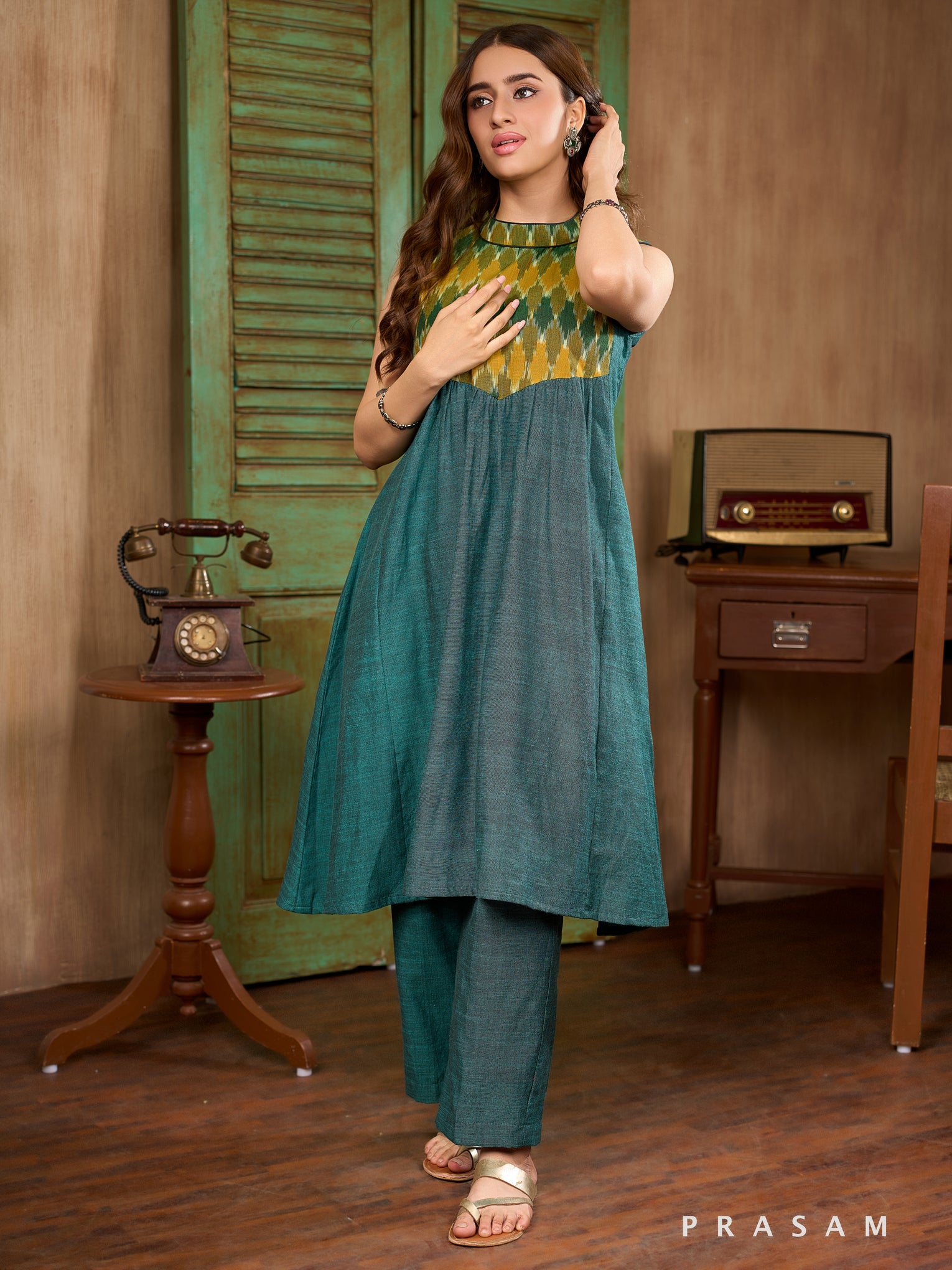 Savannah Sun Cotton Kurta Set