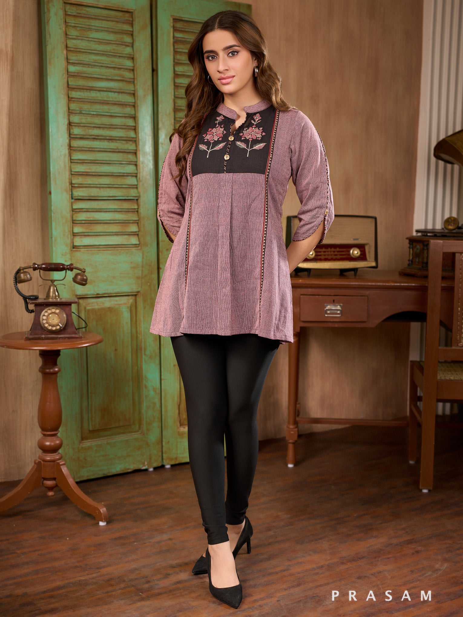 Gypsy Floral Cotton Tunic