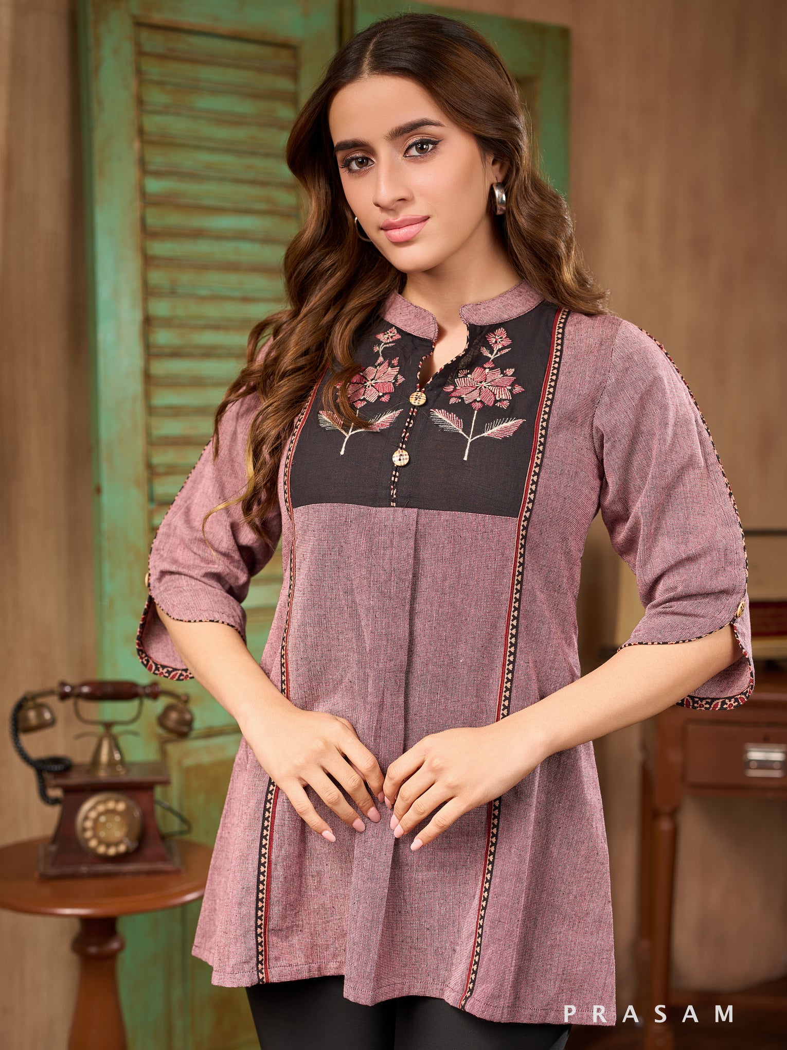 Gypsy Floral Cotton Tunic