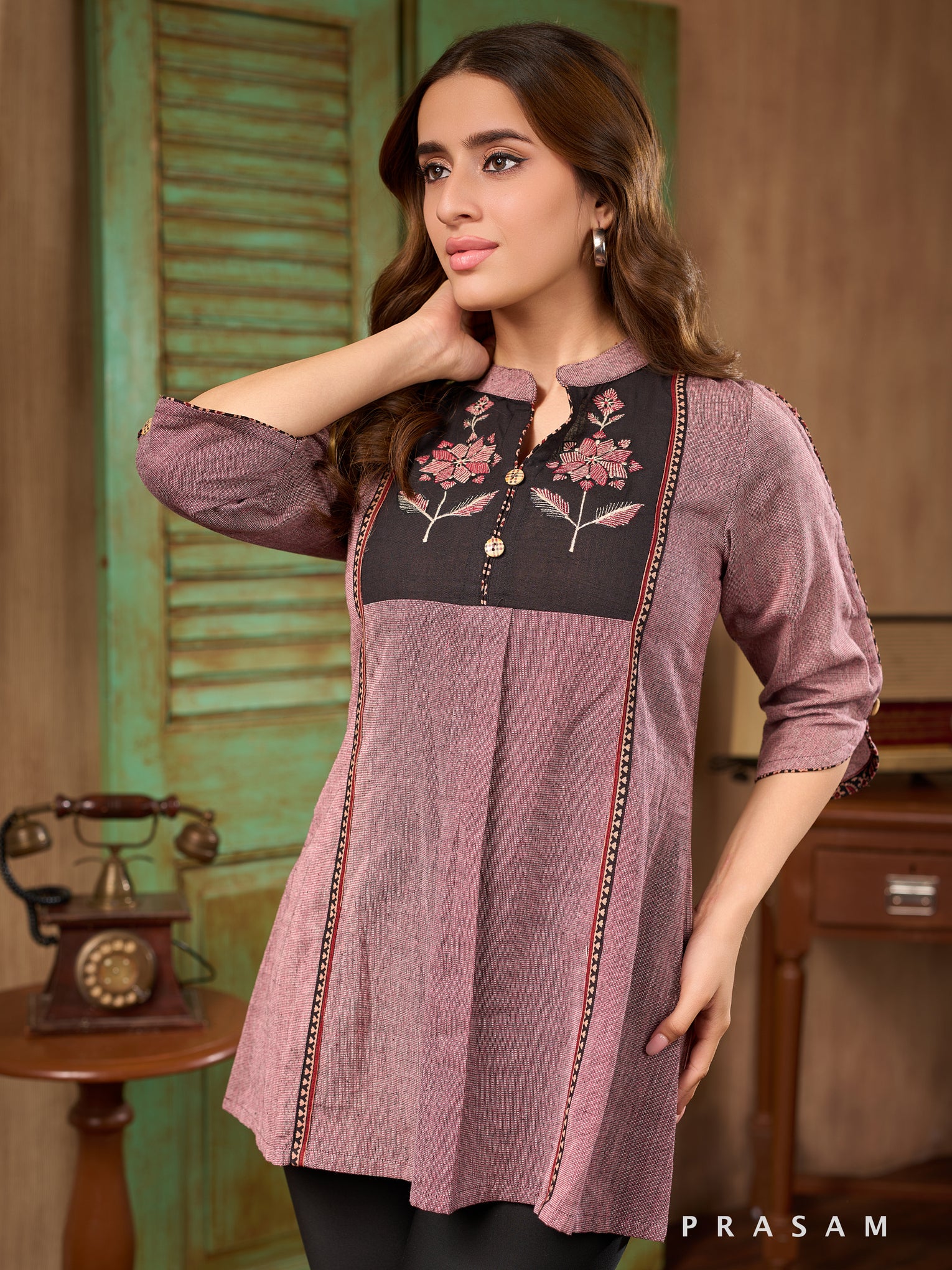 Gypsy Floral Cotton Tunic