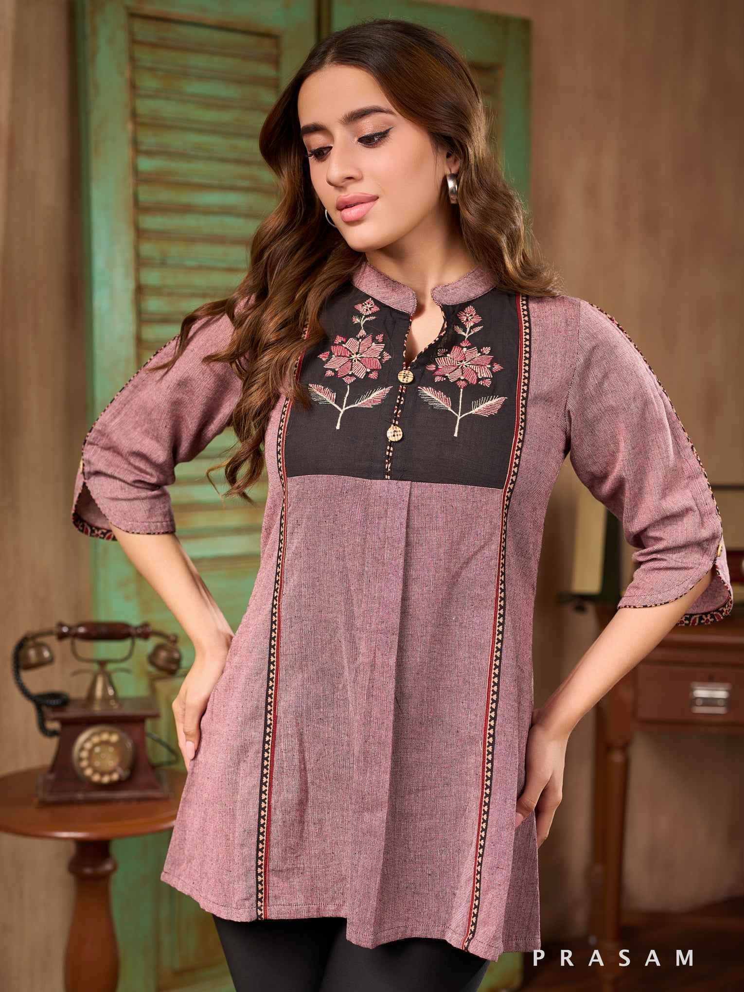 Gypsy Floral Cotton Tunic