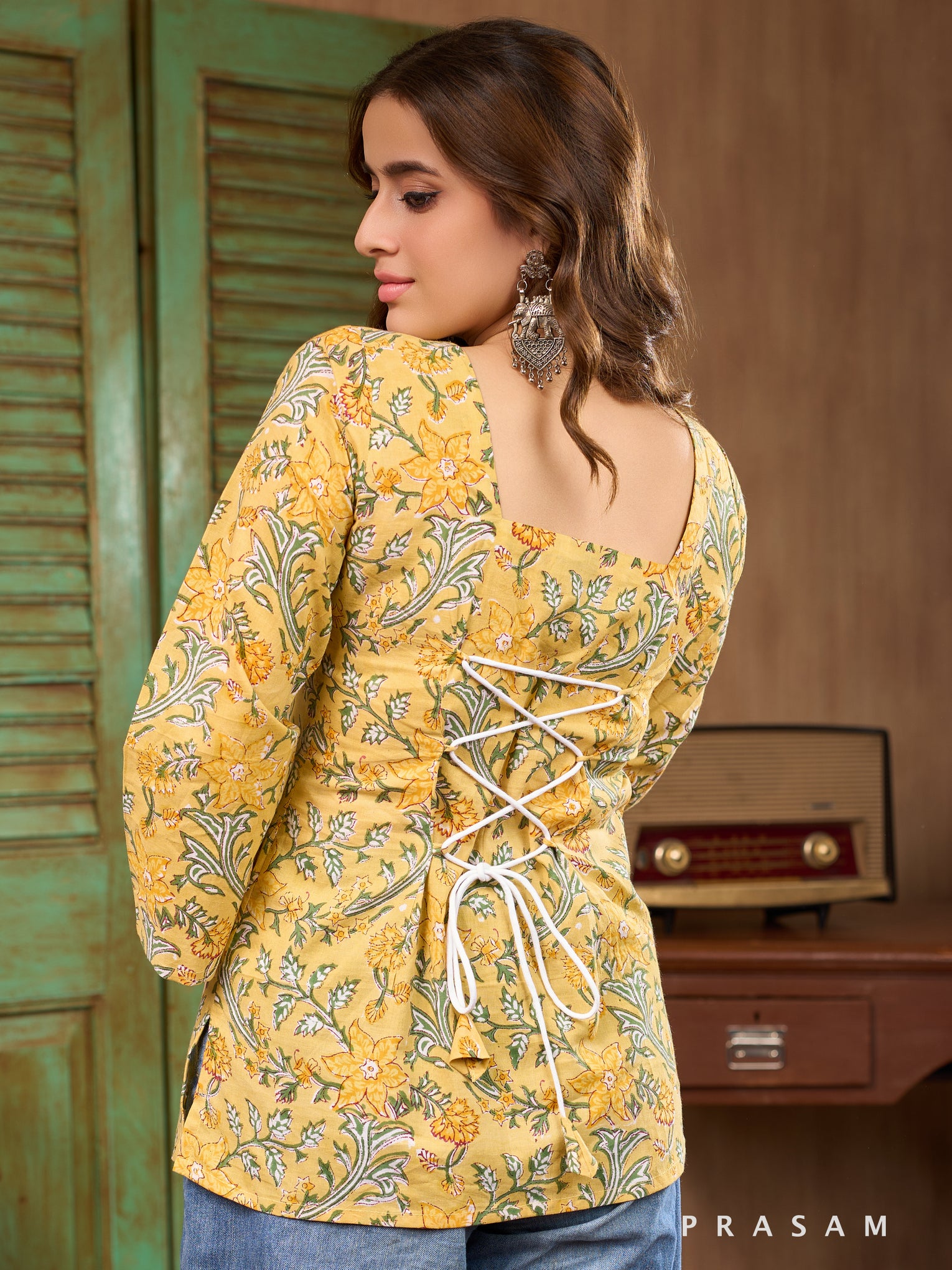 Lemon Grove Corset Top