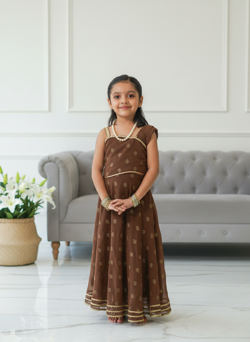 Let her glow in comfort and charm with our hand-block printed georgette festive fusion wear. ✨
Soft, breathable & flowy — crafted for twirls, celebrations, and every joyful moment with pure handcrafted elegance.