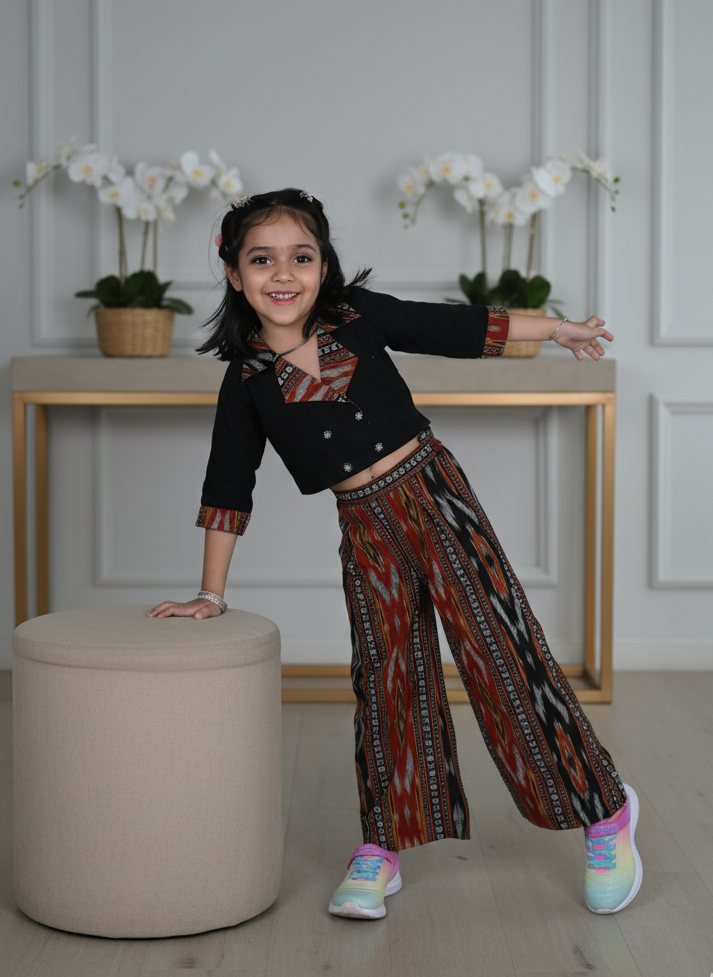 Everyday Edge Ikat Top & Trouser Set