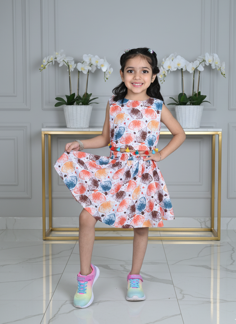 Garden Tales Leafy Top & Skirt Set