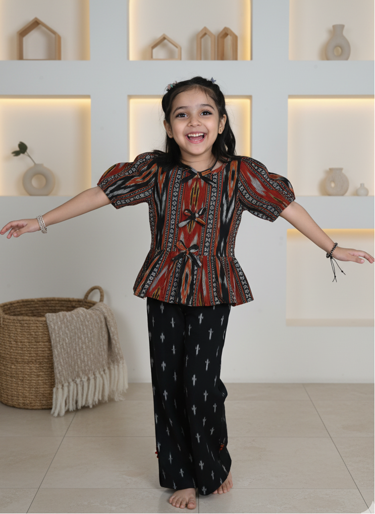 Happy Weaves Cotton Ikat Set