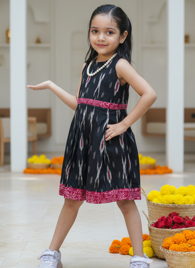 Let her twirl in comfort and style with our pure cotton Ikat frock. 🌸
Handcrafted with breathable fabric and vibrant patterns, it’s perfect for everyday play or festive celebrations — gentle on skin, big on charm.