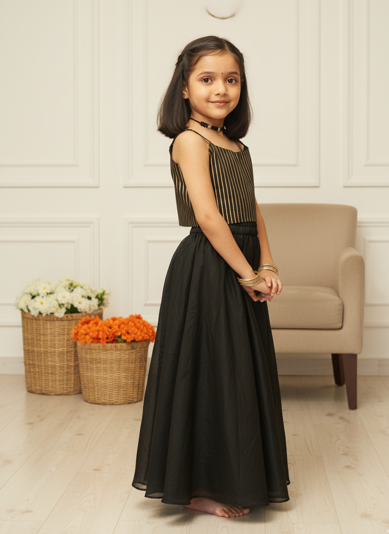 Let her glow in our handcrafted block-printed Chanderi top & skirt set. ✨
Soft, breathable & festive — designed with artisanal finesse for comfort and charm during every celebration.