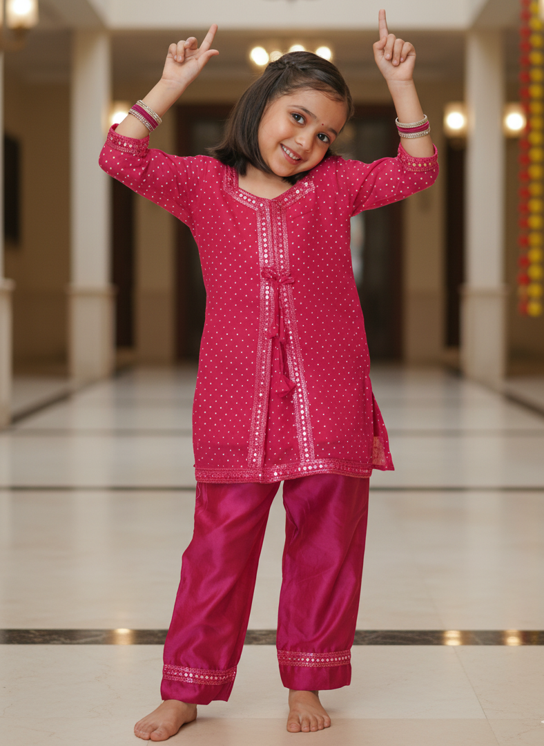 Step into effortless grace with our handcrafted georgette block print kurta & trouser set. ✨
Soft, lightweight, and airy — designed for all-day comfort with a touch of festive charm.