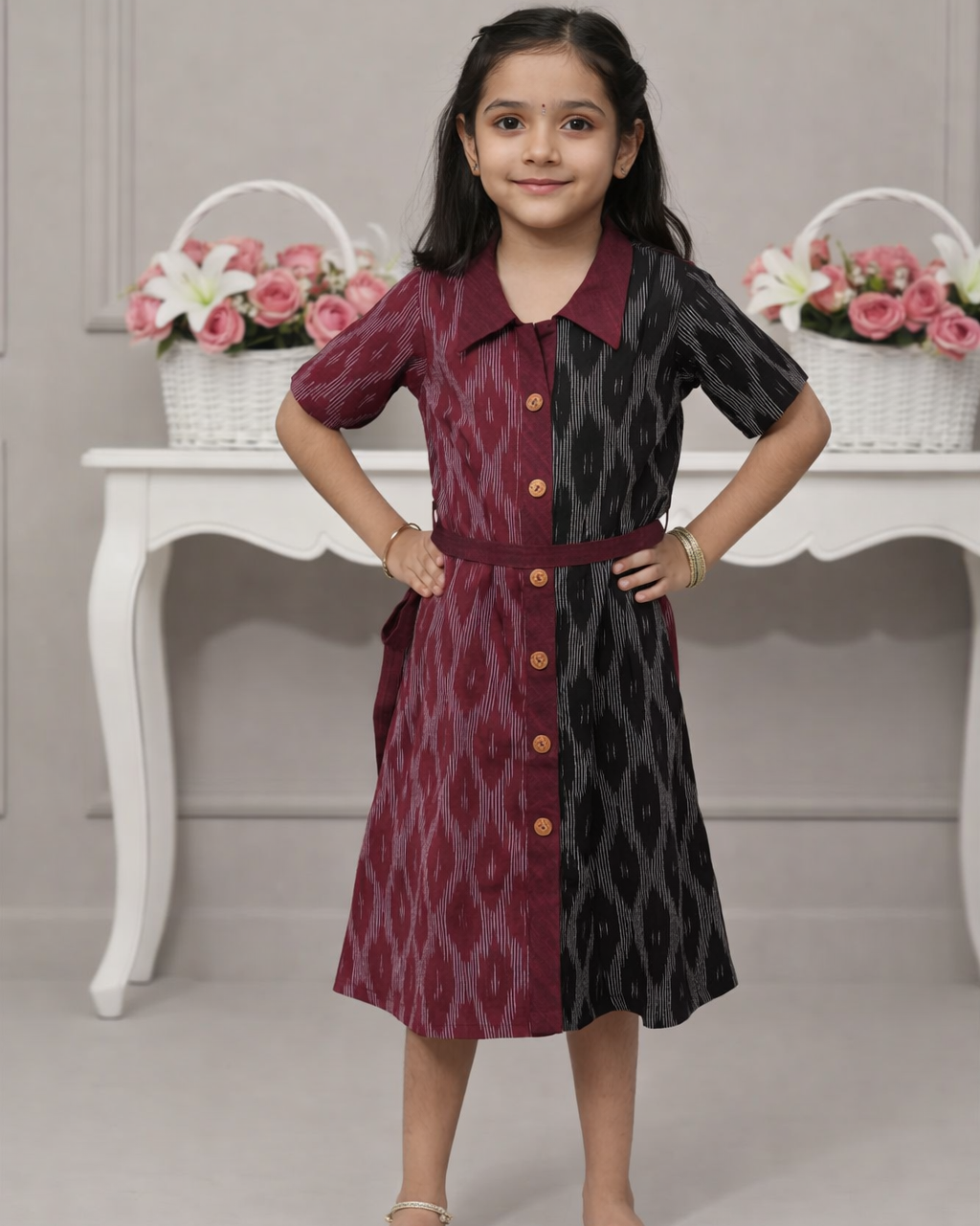 Twin Weave Ikat Dress