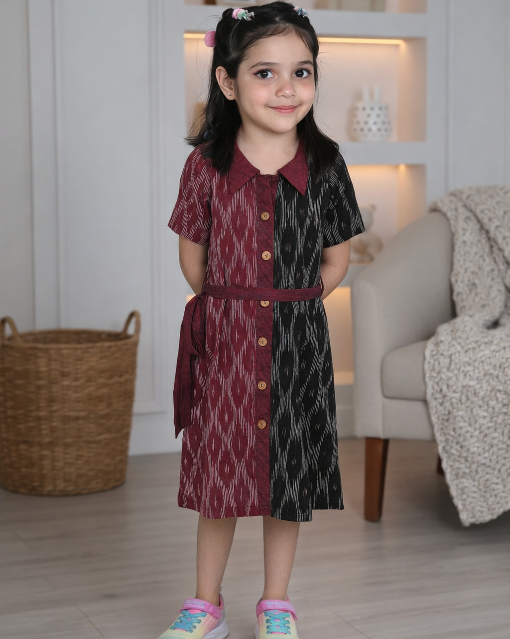 Twin Weave Ikat Dress