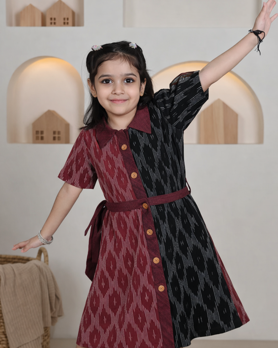 Twin Weave Ikat Dress