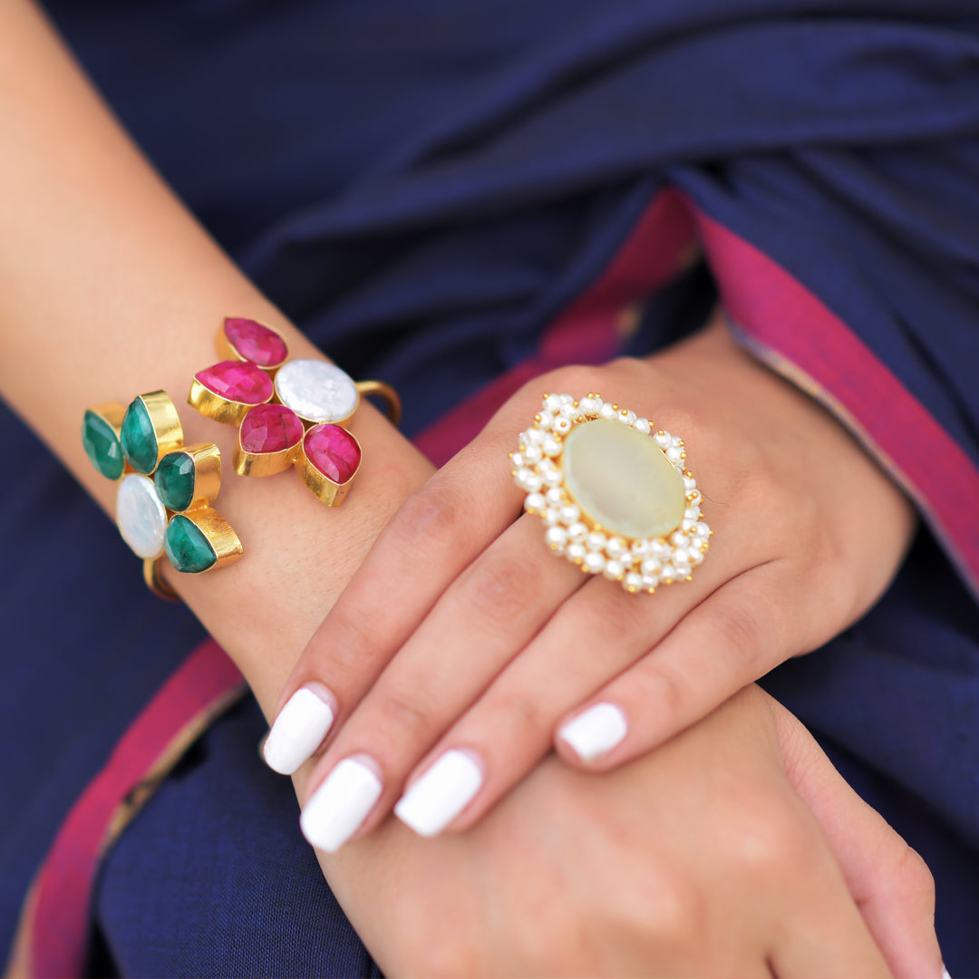Complementary Foliage Artisanal Cuff