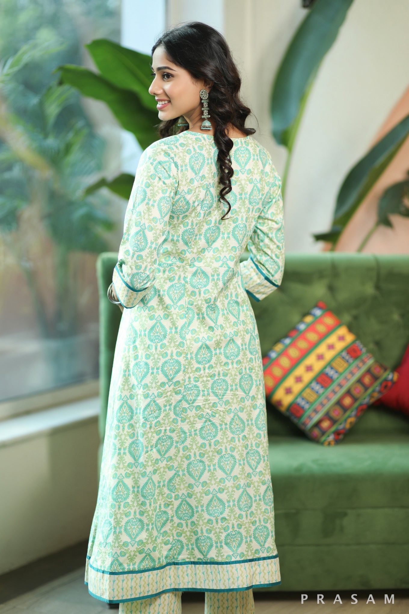 Traditional Treasure Ethnic Soft Cotton Printed Kurta Set With Yoke Neckline (Optional Dupatta)