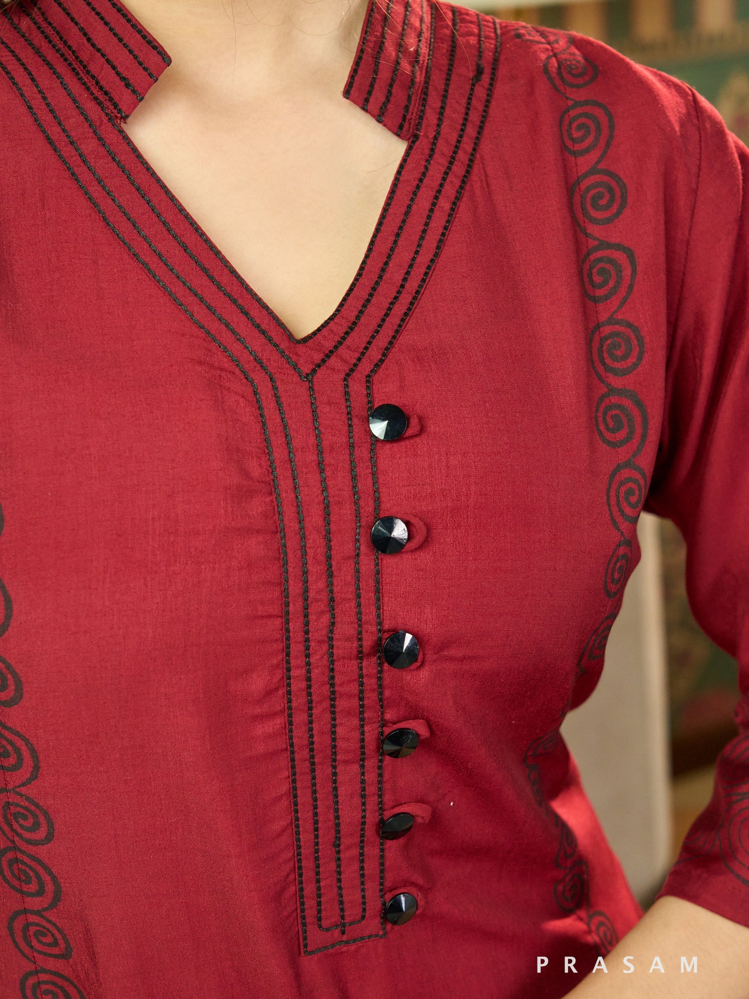 Varnika Muslin Block Printed Kurta Set