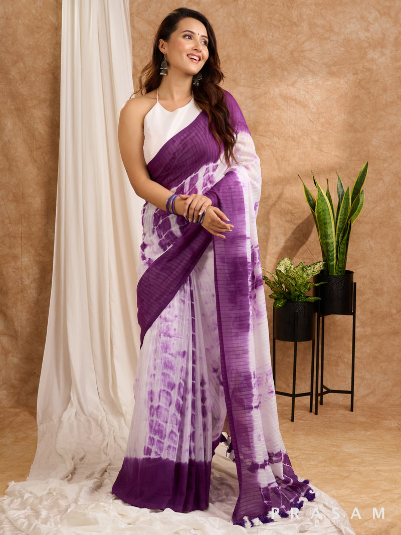 Rangat - Cotton Tie and Dye Saree