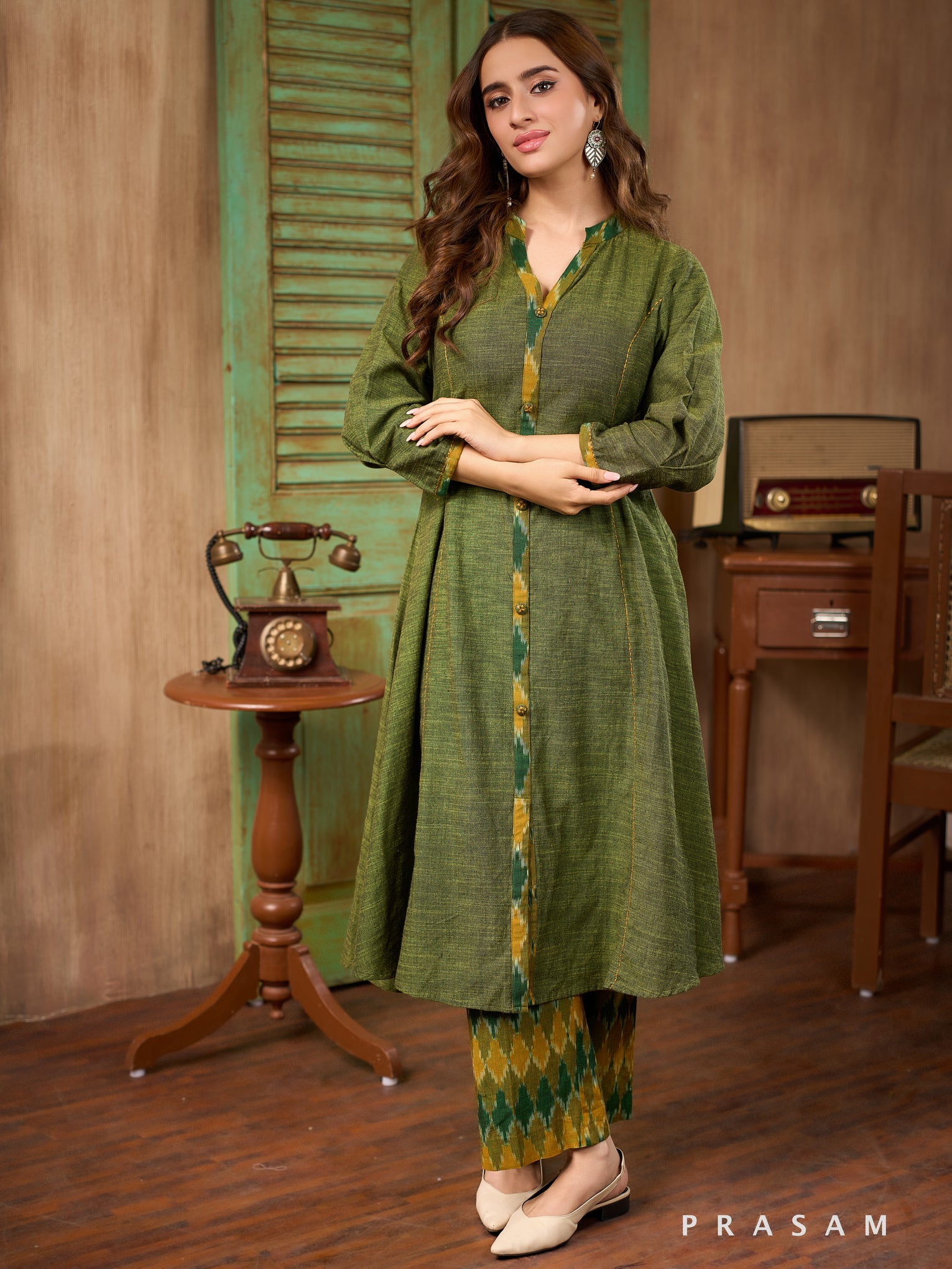 Sage & Sunshine Cotton Kurta Set