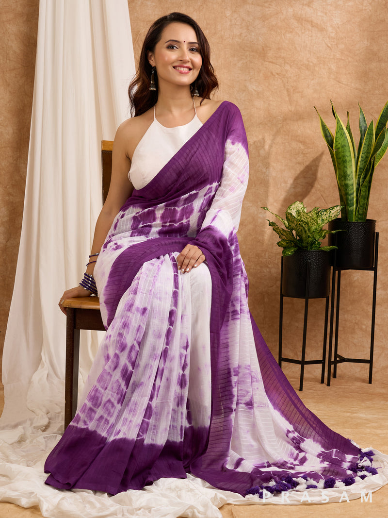 Rangat - Cotton Tie and Dye Saree