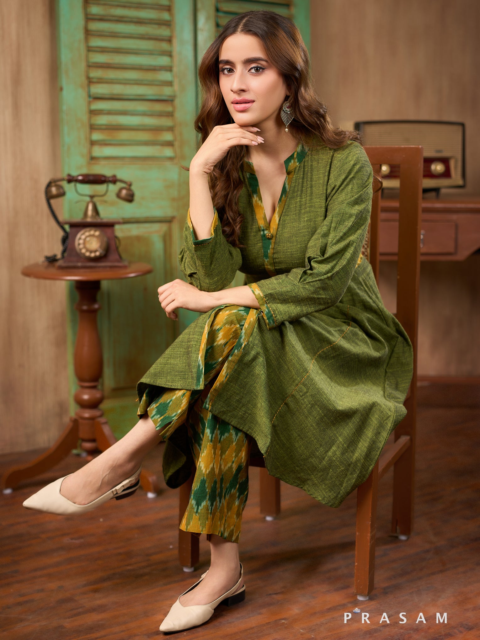 Sage & Sunshine Cotton Kurta Set