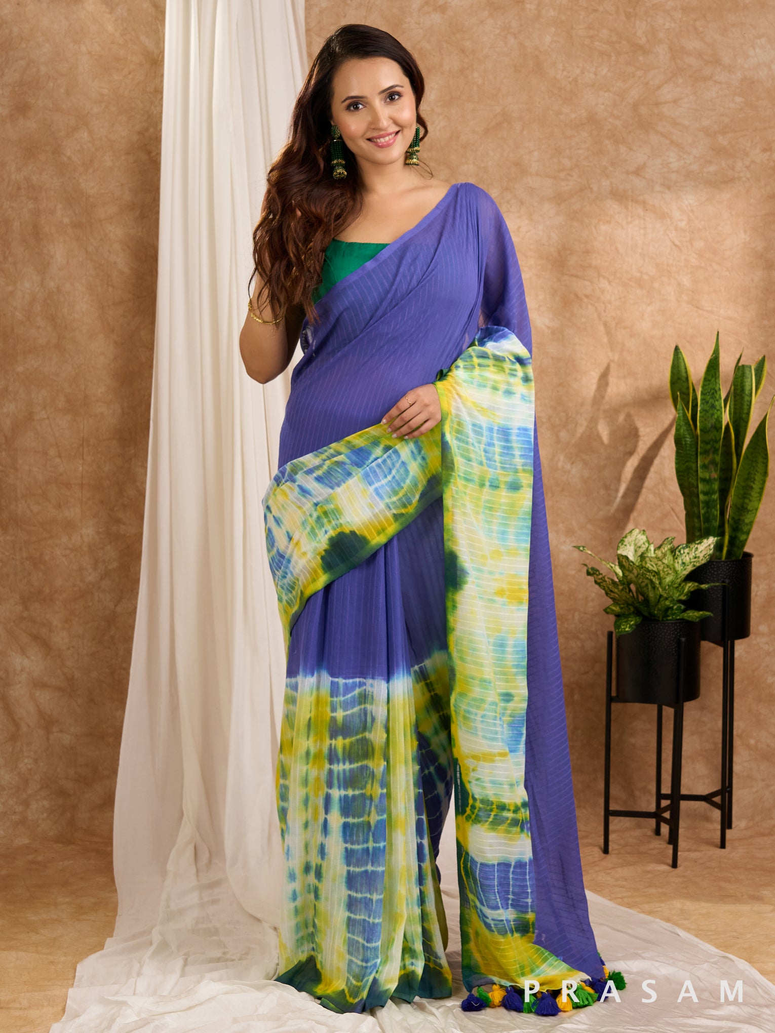 Rangeen Khwab - Cotton Tie and Dye Saree