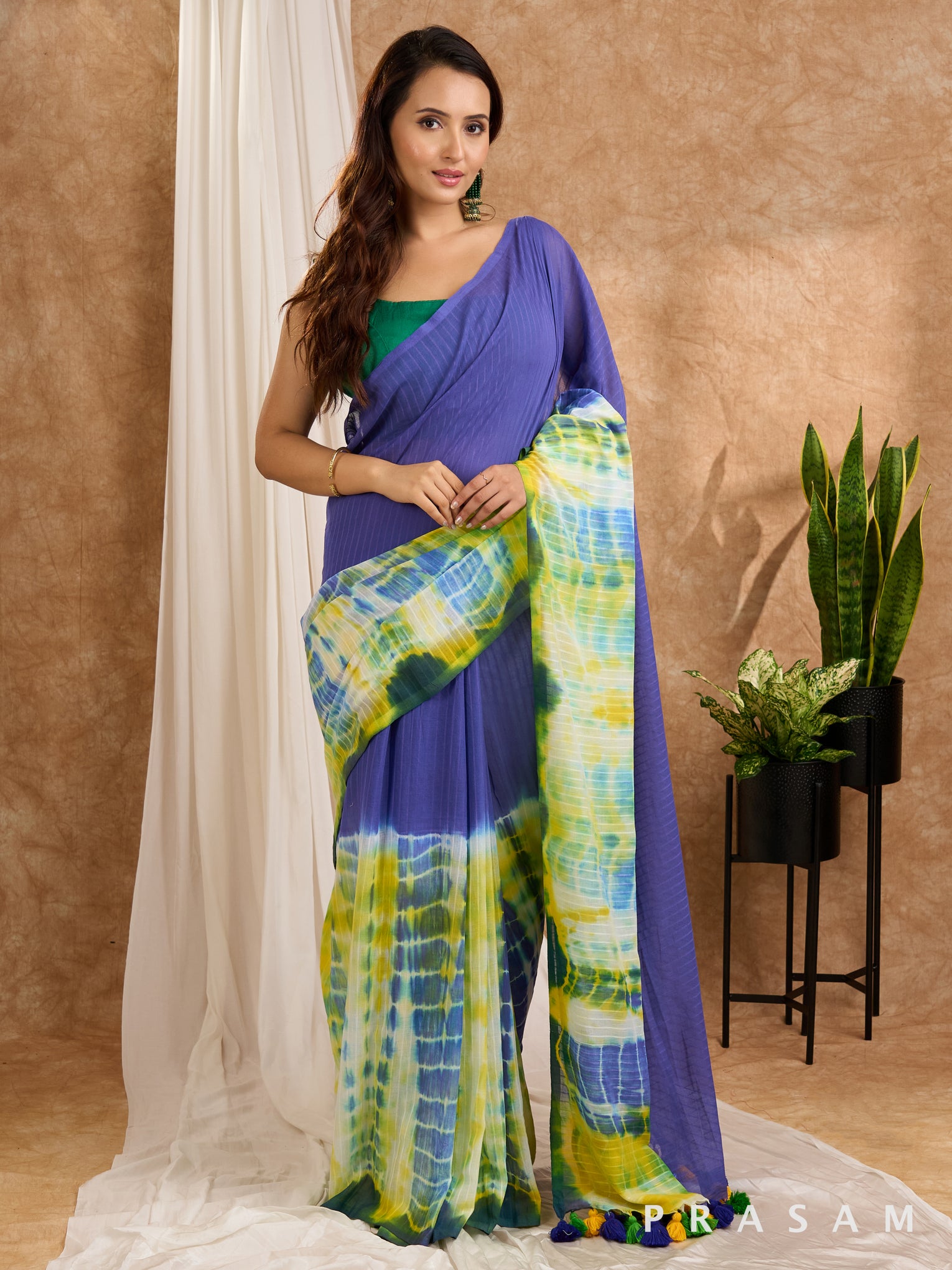 Rangeen Khwab - Cotton Tie and Dye Saree