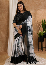 Gehrayi - Cotton Tie and Dye Saree