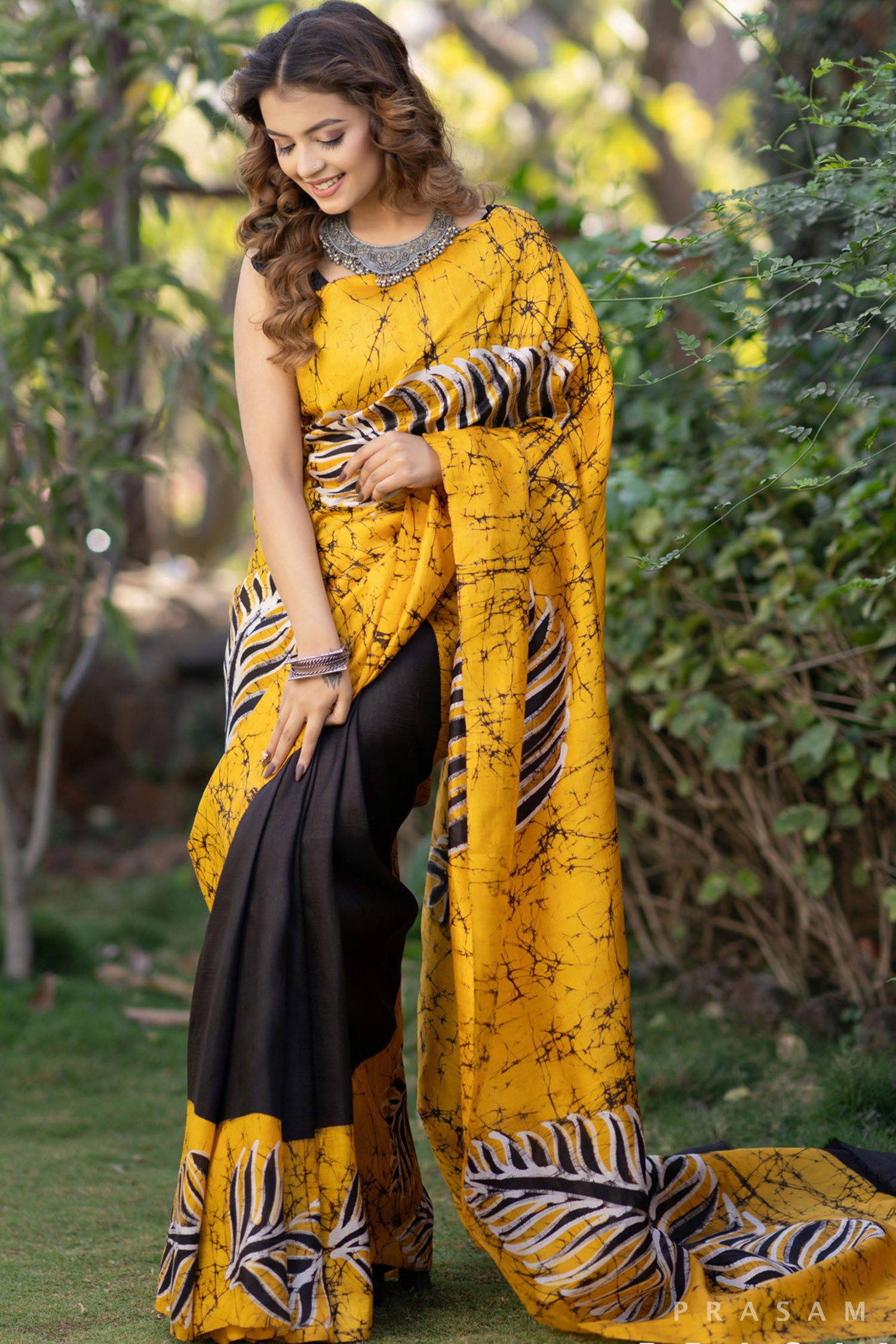 Sona Utsah pure silk batik saree