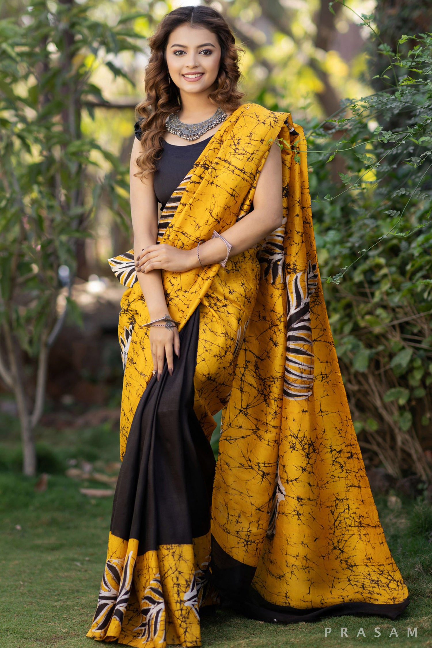 Sona Utsah pure silk batik saree