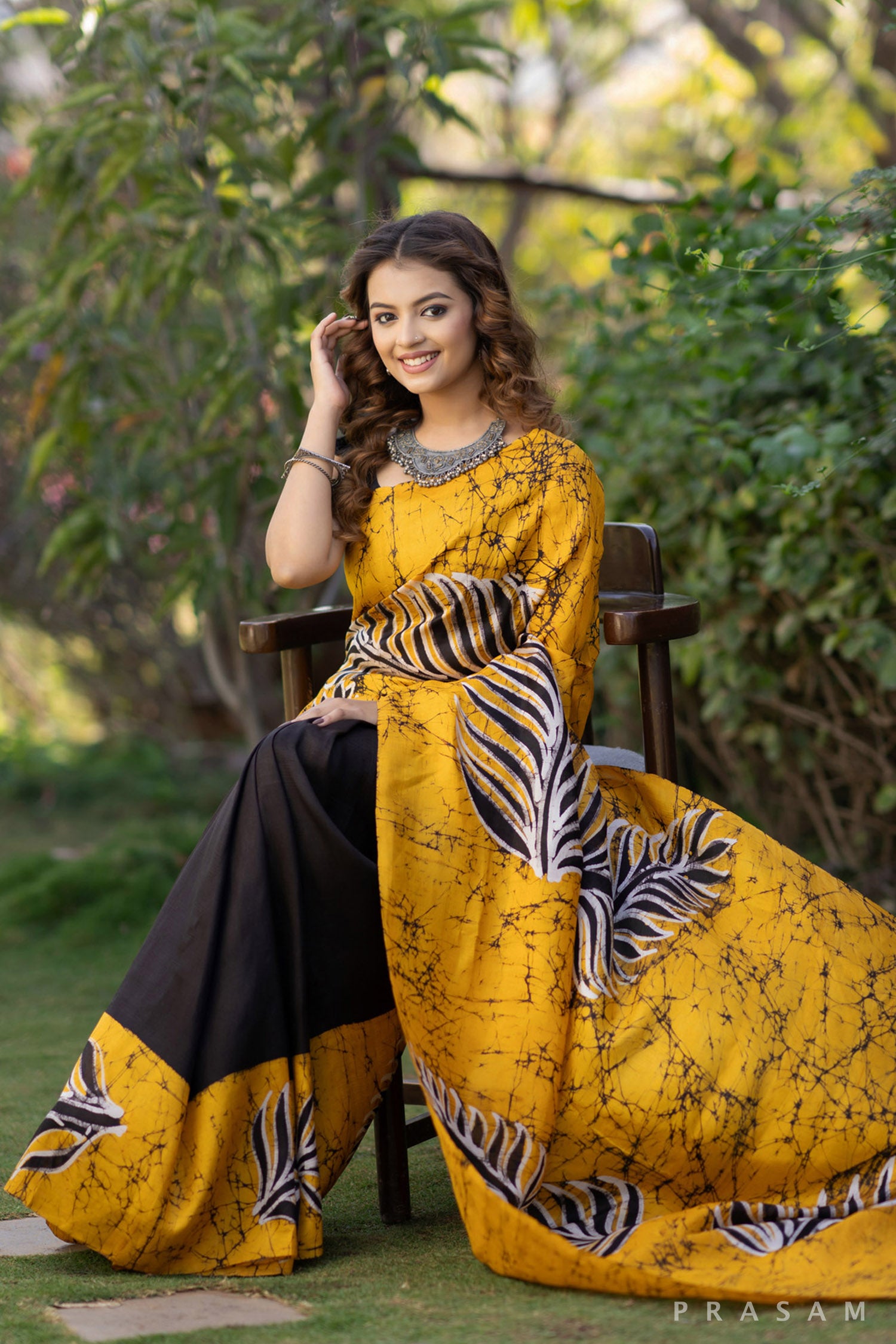 Sona Utsah pure silk batik saree