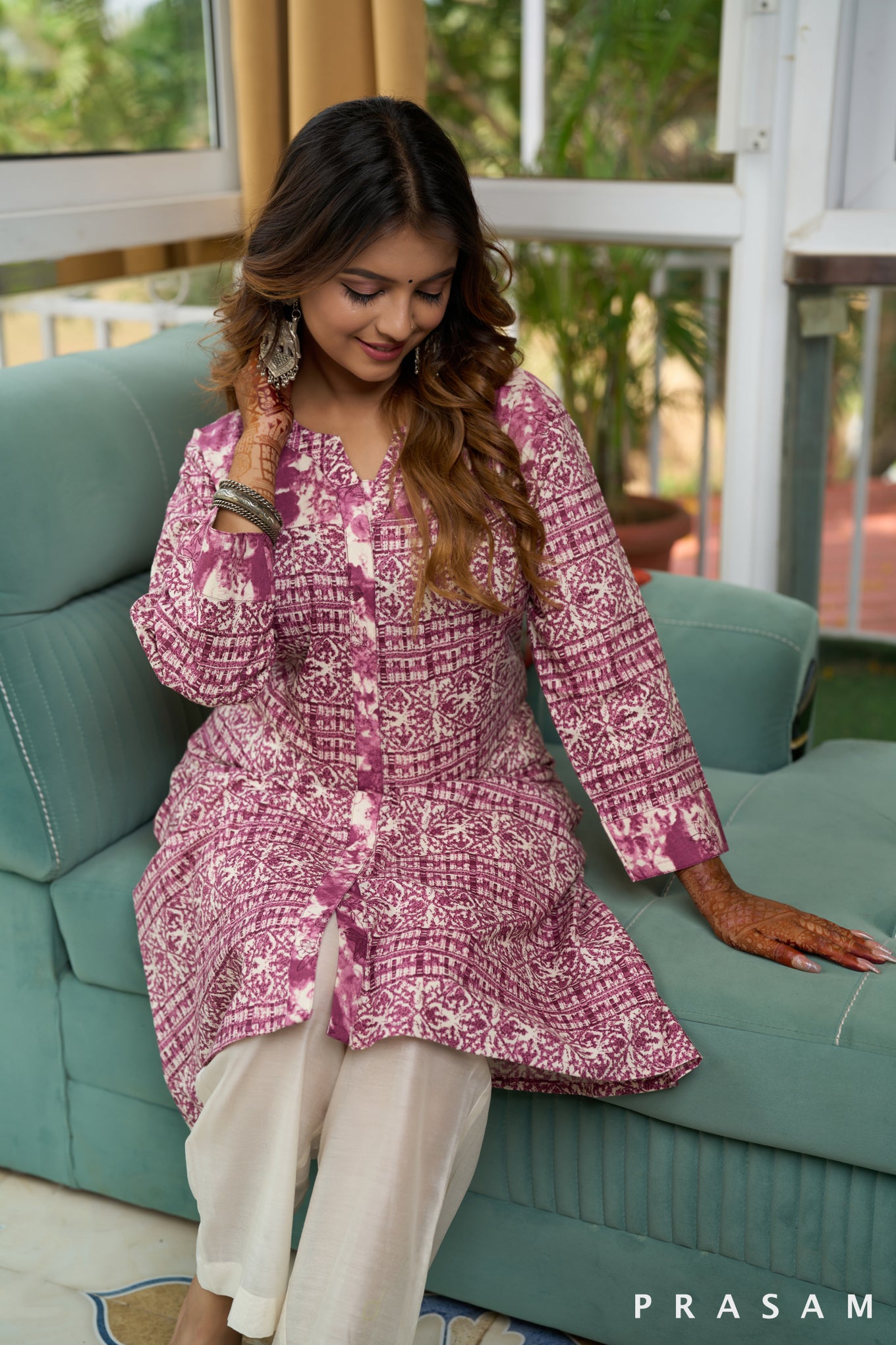 Peony Pink Delight Kurti