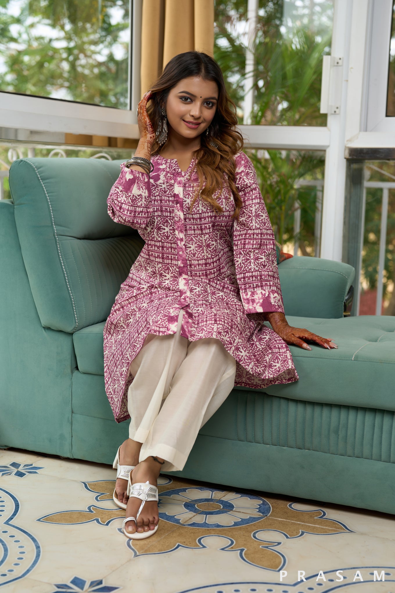 Peony Pink Delight Kurti