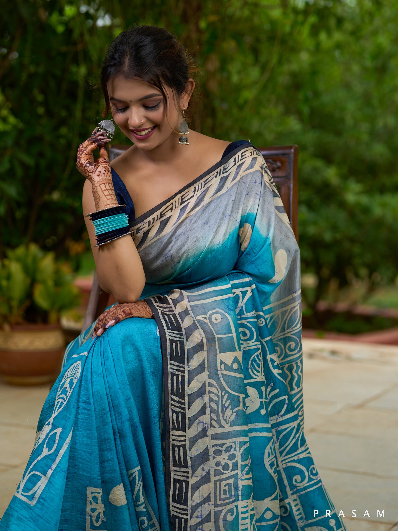 Teal Whispered Tradition Pure Silk Teal saree