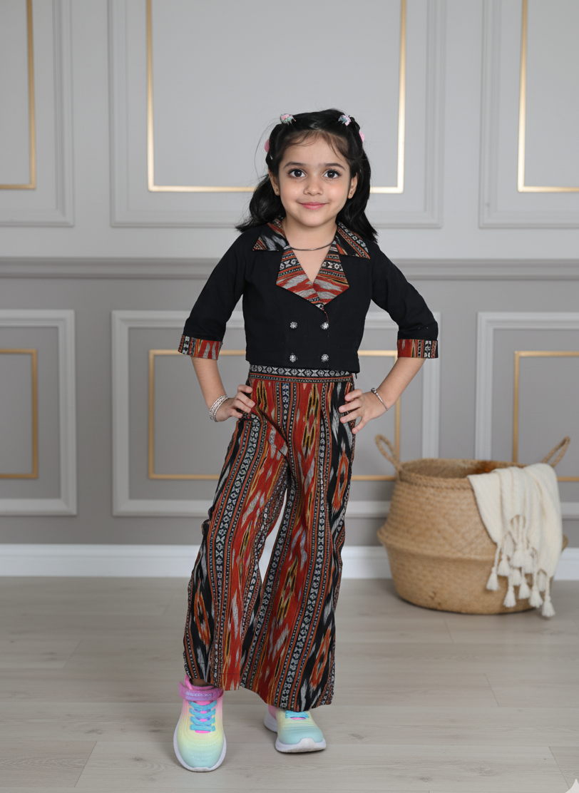 Everyday Edge Ikat Top & Trouser Set