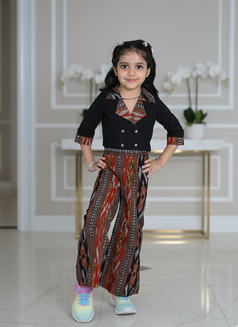 Everyday Edge Ikat Top & Trouser Set