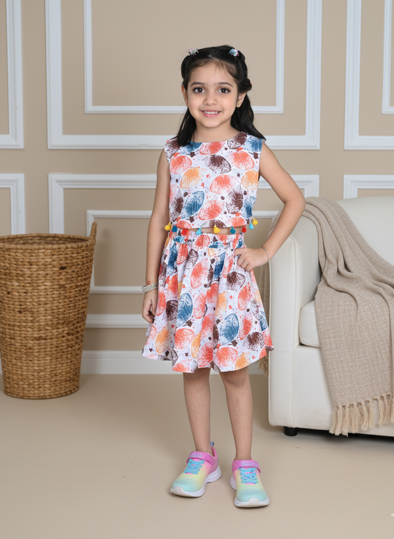 Garden Tales Leafy Top & Skirt Set