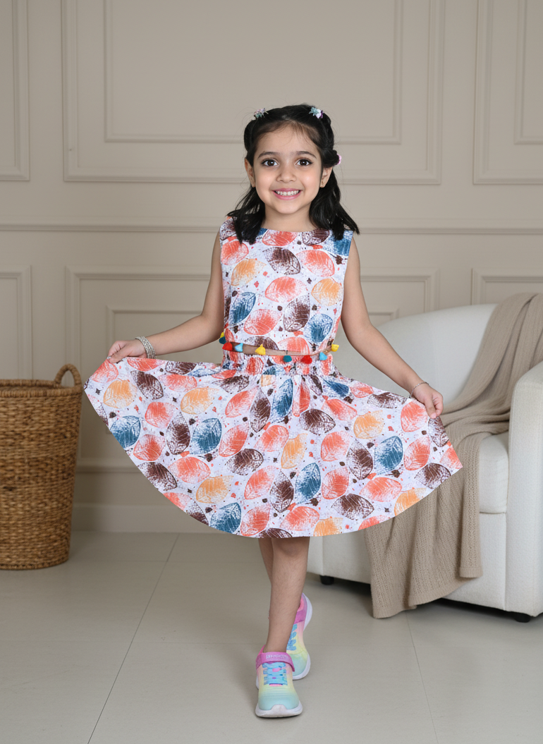 Garden Tales Leafy Top & Skirt Set