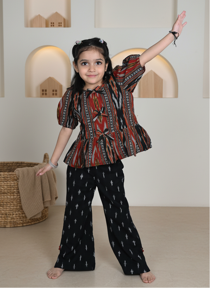 Happy Weaves Cotton Ikat Set