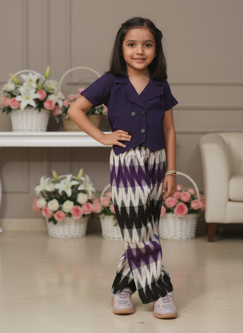 Stay effortlessly chic in our pure cotton Ikat top &amp; trouser set. 🌿
Soft, breathable, and handcrafted to perfection — blending heritage weave with everyday comfort for modern living.