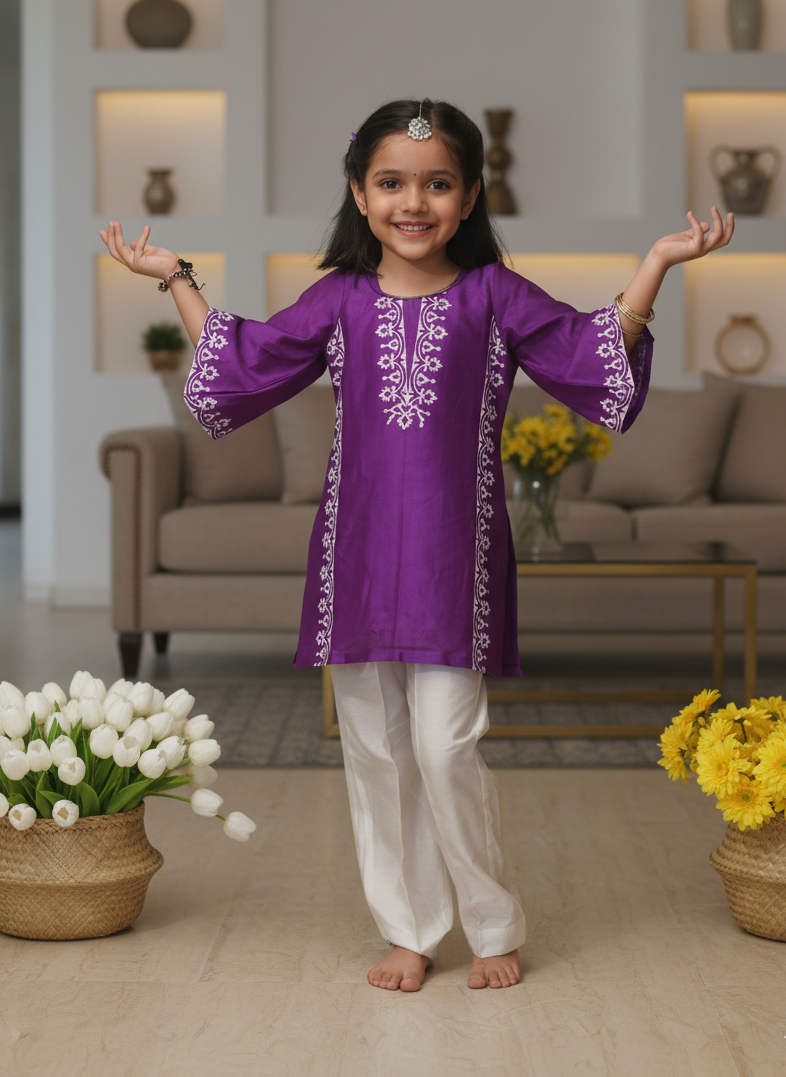 Grace meets comfort in our handcrafted block-printed Chanderi kurta &amp; trouser set. ✨
Soft, breathable &amp; festive — designed for joyful celebrations with a touch of timeless Indian elegance.