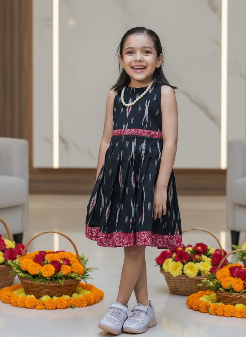 Let her twirl in comfort and style with our pure cotton Ikat frock. 🌸
Handcrafted with breathable fabric and vibrant patterns, it’s perfect for everyday play or festive celebrations — gentle on skin, big on charm.