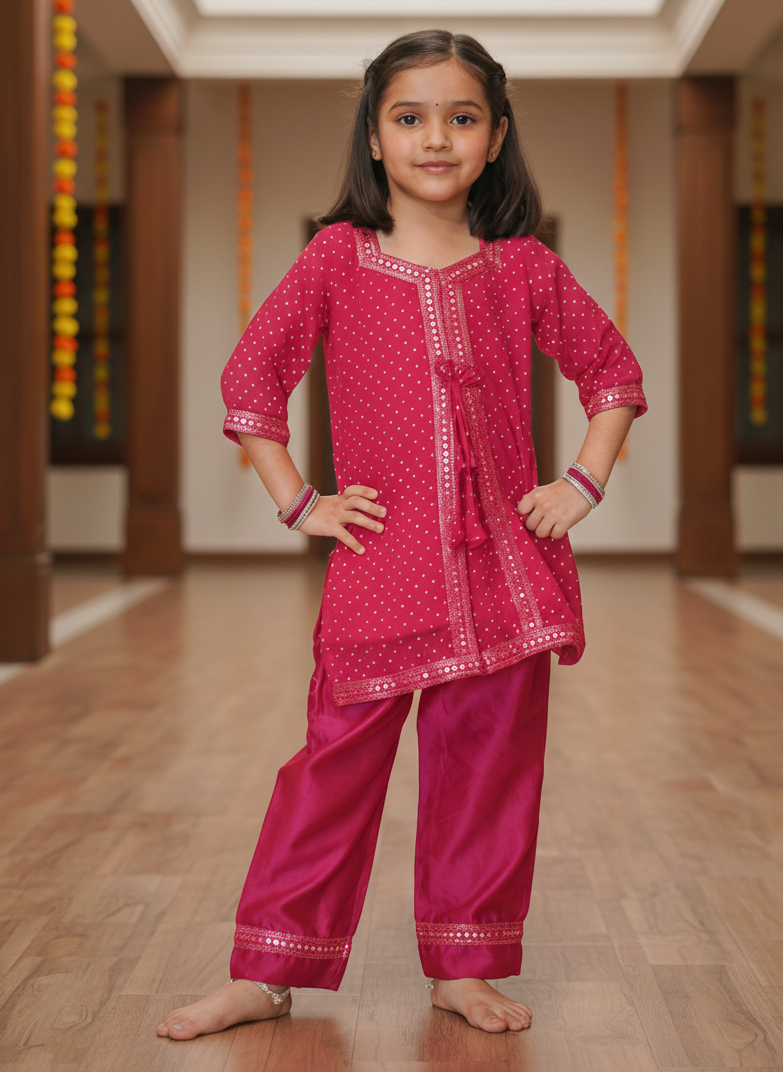 Step into effortless grace with our handcrafted georgette block print kurta &amp; trouser set. ✨
Soft, lightweight, and airy — designed for all-day comfort with a touch of festive charm.
