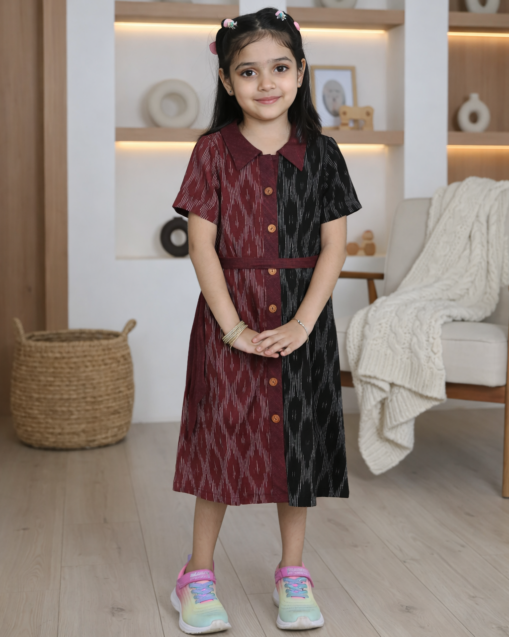 Twin Weave Ikat Dress