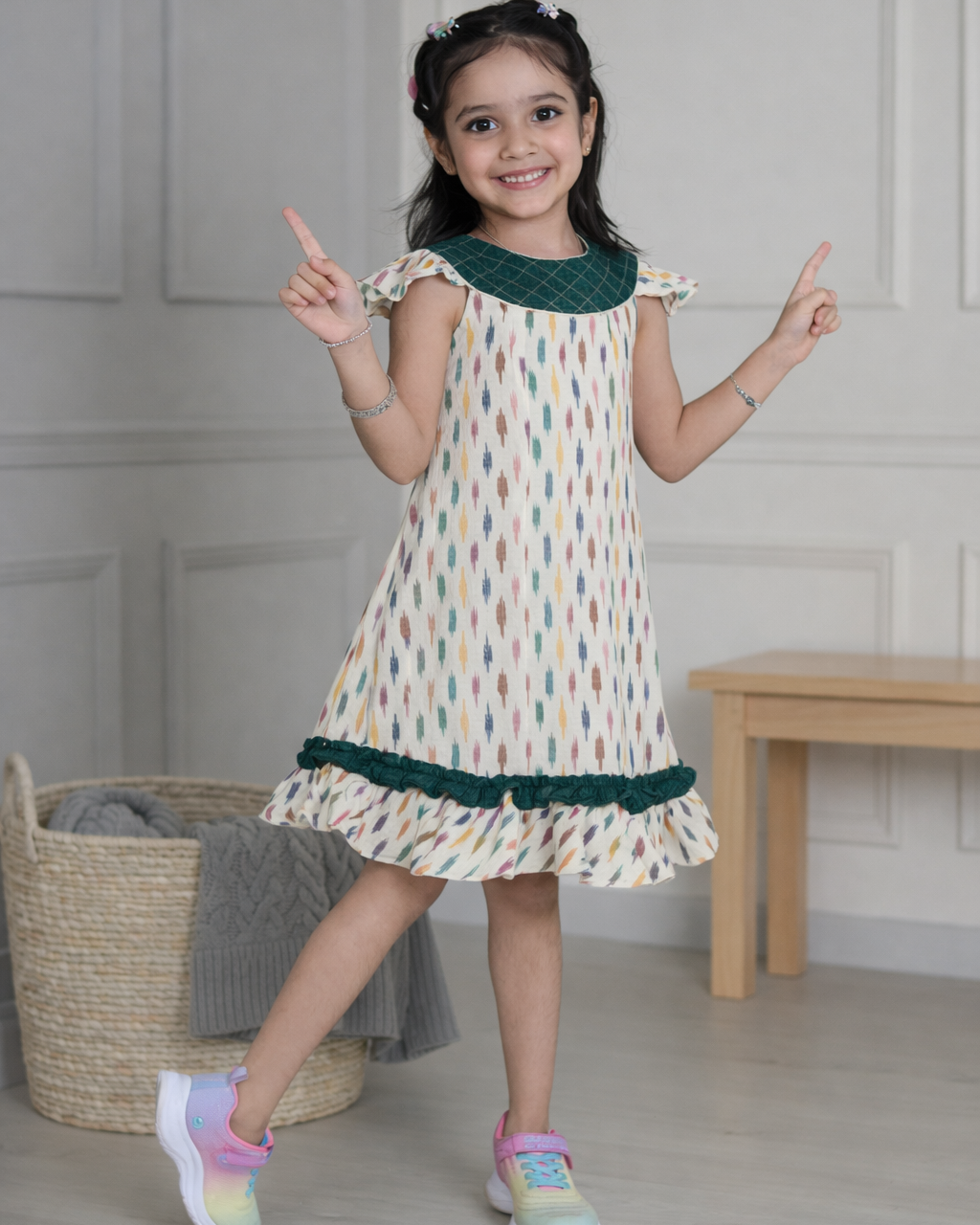 Sprinkle of Joy Ikat Dress