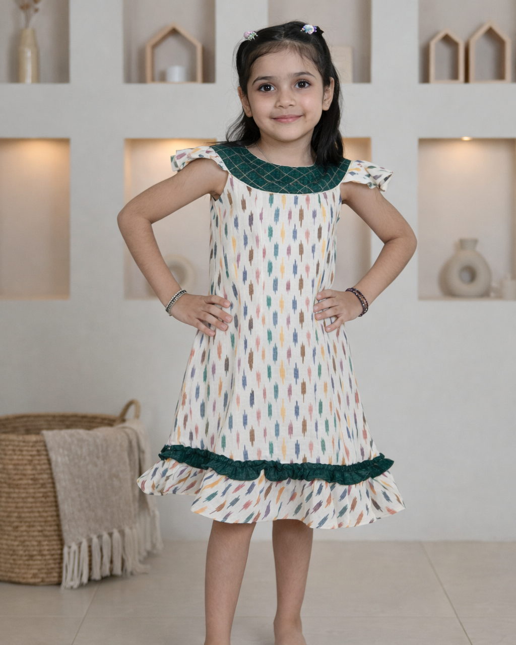 Sprinkle of Joy Ikat Dress
