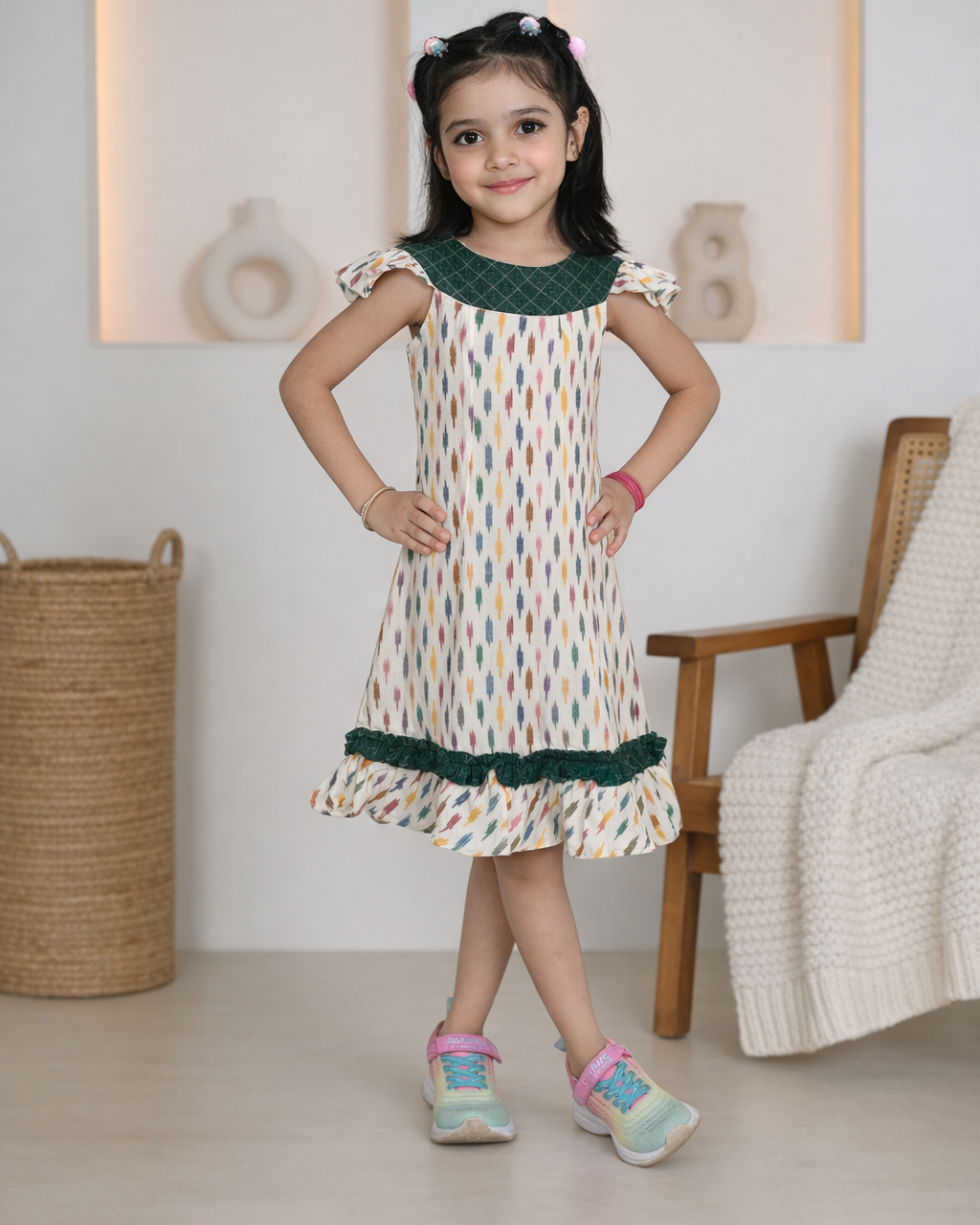 Sprinkle of Joy Ikat Dress